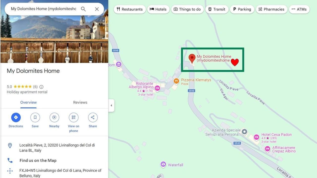 My Dolomites Home Livinallongo Del Col Di Lana Luaran gambar
